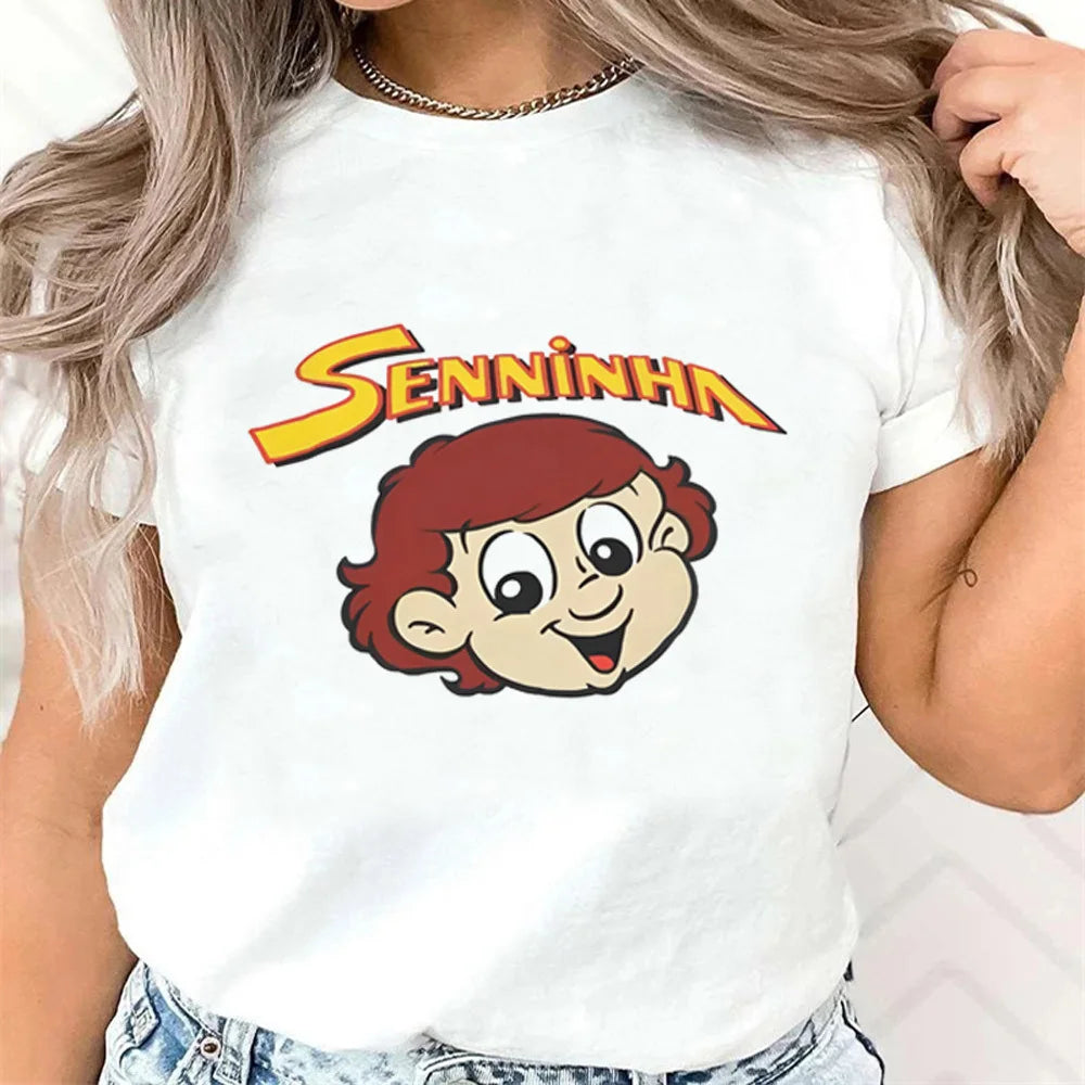Ayrton Senna t shirt teen women Graphic 2000s Comfortable Retro Classic shirt Y2k Psychedelic 2000s aesthetic Retro Gothic