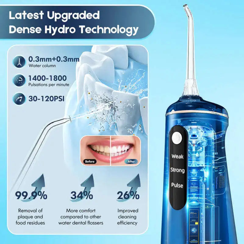 Eu US in Stock Portable Mouth Water Flosser High Quality Teeth Cleaning Teeth Water Flosser Cordless Teeth Cleaner