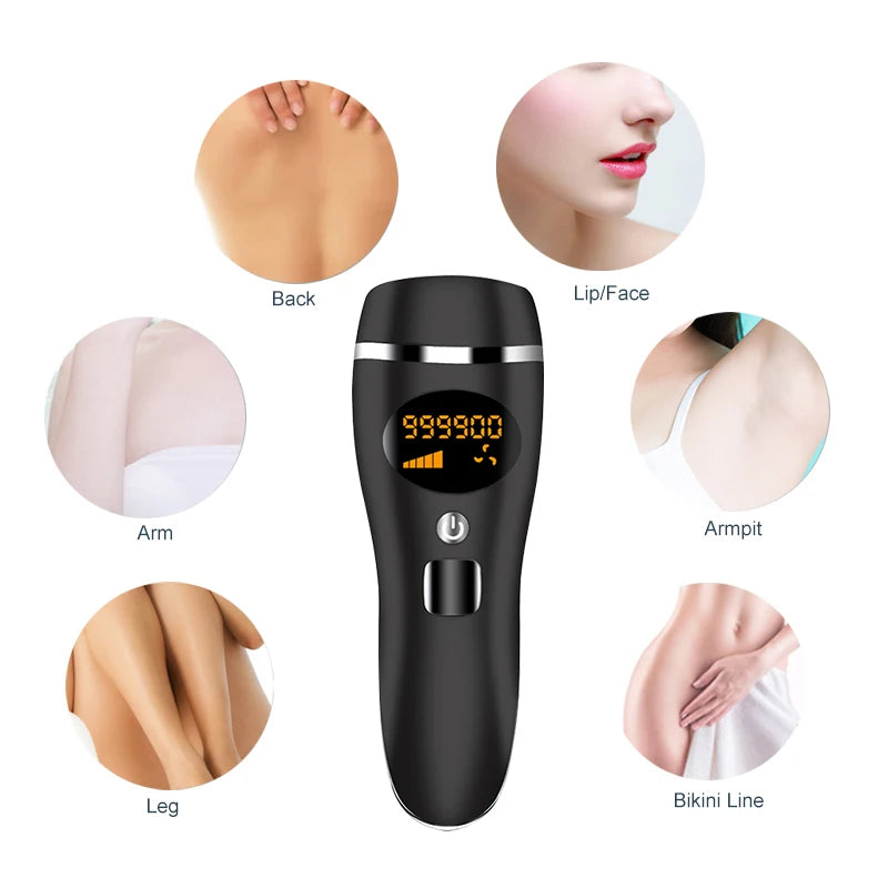 IPL Epilator Permanent Laser Hair Removal LCD Display 999999 Pulses Depilador a Laser Bikini Depilador