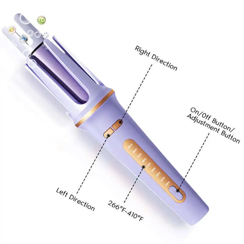 Eu Us in Stock Portable Automatic Hair Curler Professional Electric Automatic Curling Iron