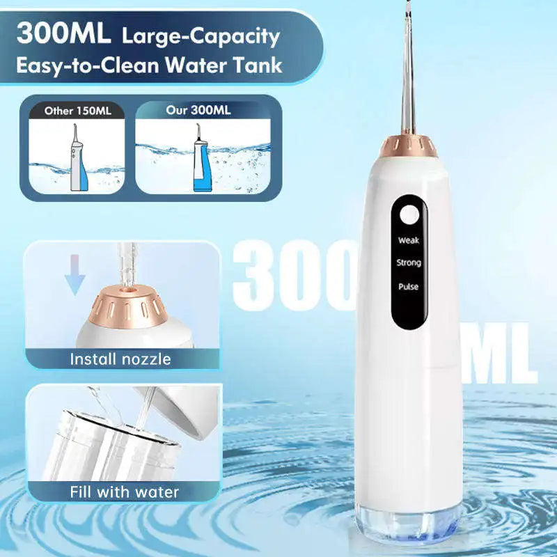 Eu US in Stock Portable Mouth Water Flosser High Quality Teeth Cleaning Teeth Water Flosser Cordless Teeth Cleaner