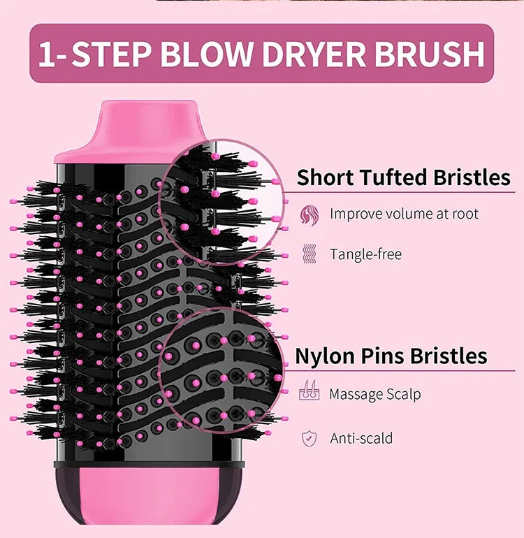 Multi-functional Hair Comb 3-in-1 Negative Ion Curling Iron