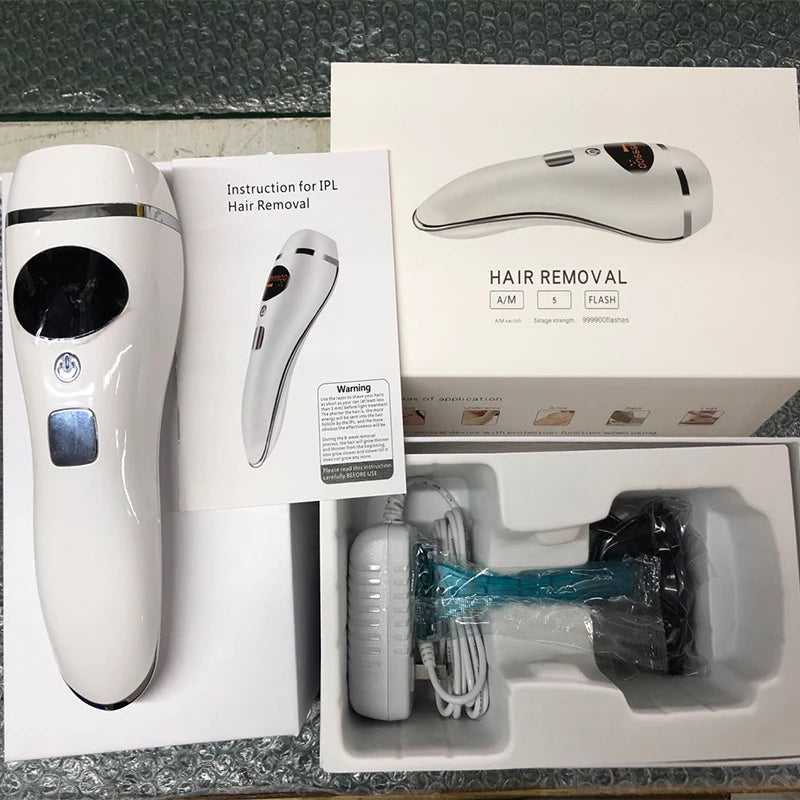 IPL Epilator Permanent Laser Hair Removal LCD Display 999999 Pulses Depilador a Laser Bikini Depilador