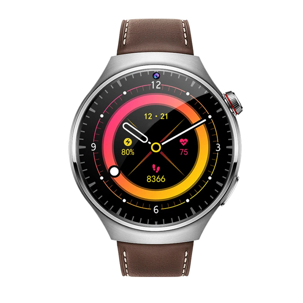 2025 4g with Sim Card Smart Watch B14 Dual Camera AMOLED 1.62inch Heart Rate Video Call Sports Health  700mah Smartwatch for Men