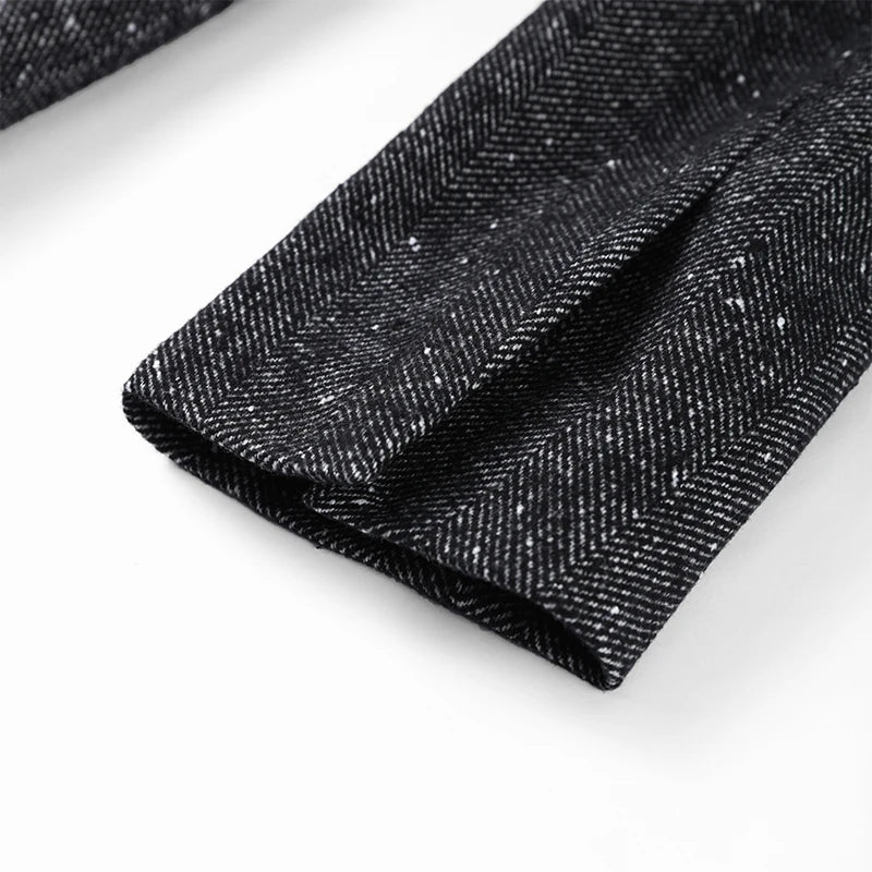 Fashion Women's Tassel Solid Blazer Jacket Lapel Full Sleeve Casual Coat 2026 Spring Autumn Lady Elegant Street Lady Outwear New