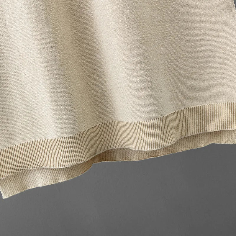 Winter Warm Thick Knit Loose Dress Women Sweater Split Dress Fashion Autumn Korean Ladys Polo Neck Casual Oversized Soft Dresses