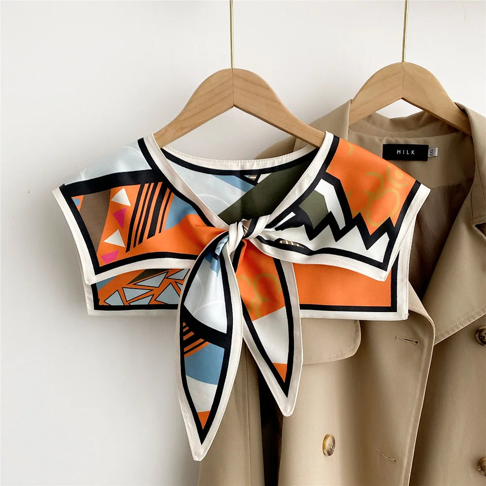 Capes New Style Shoulder Scarf Shawl Women False Collar Air Conditioning Room Shawl Decoration With Knotted Scarf Cloak