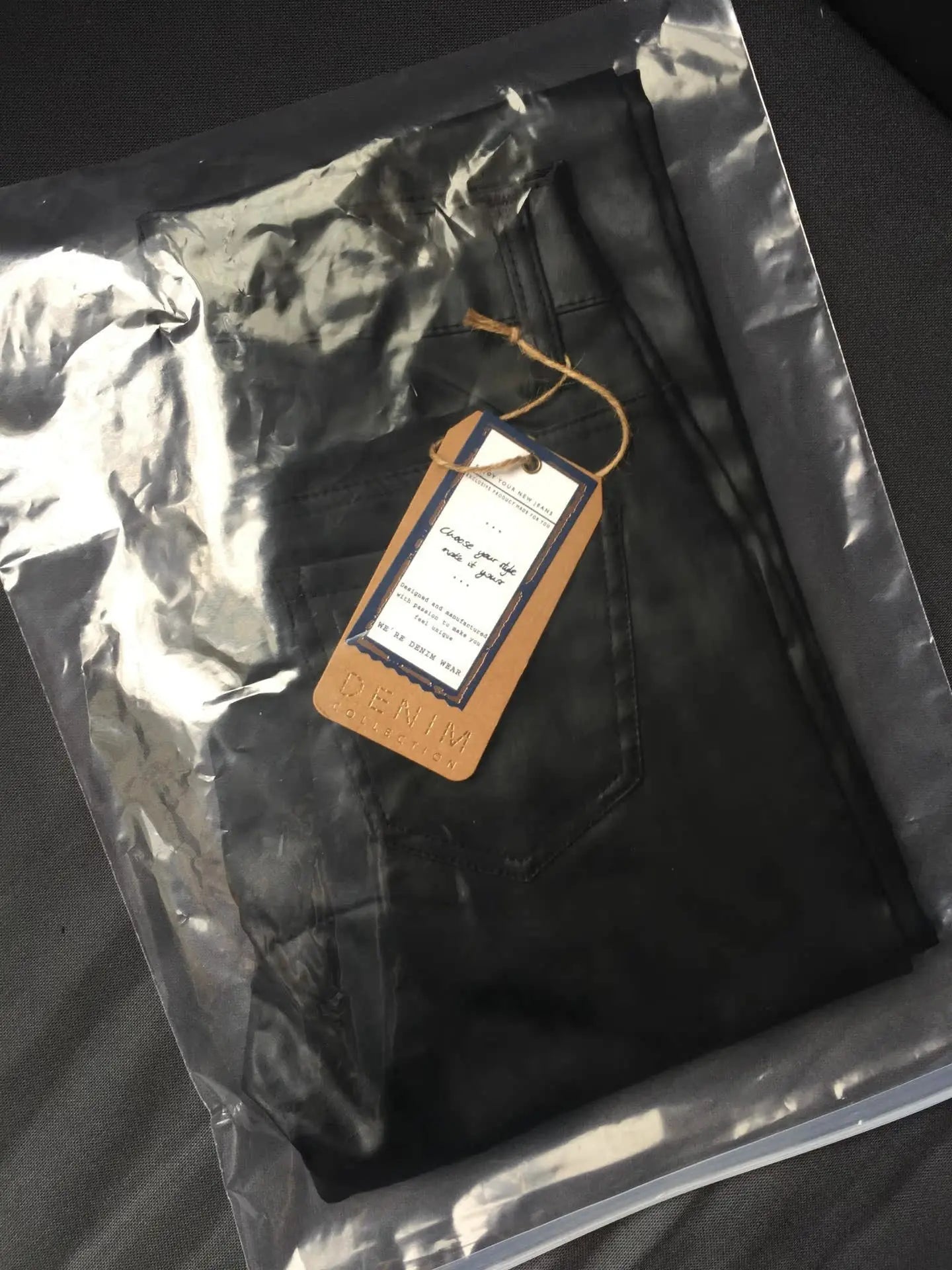 Popular Womens Leather Pant Low Waist and Slim Feet PU Leather Pants Double Zipper Pant for Women