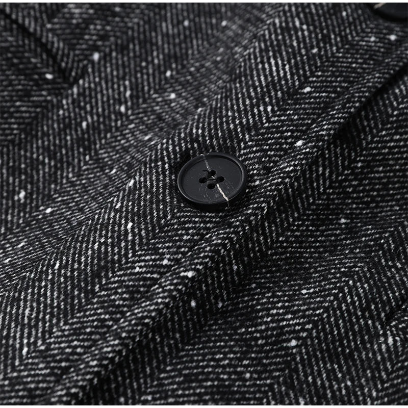 Fashion Women's Tassel Solid Blazer Jacket Lapel Full Sleeve Casual Coat 2026 Spring Autumn Lady Elegant Street Lady Outwear New