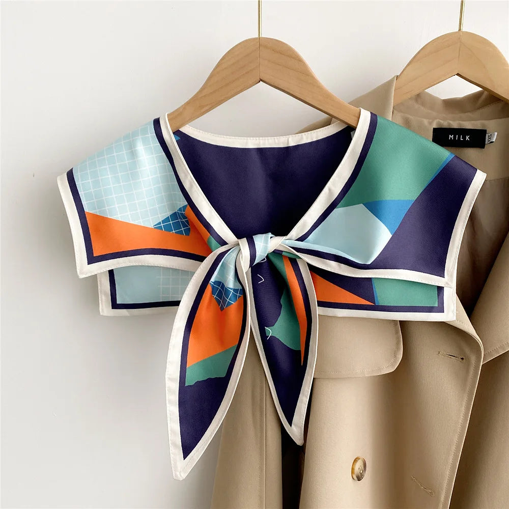 Capes New Style Shoulder Scarf Shawl Women False Collar Air Conditioning Room Shawl Decoration With Knotted Scarf Cloak