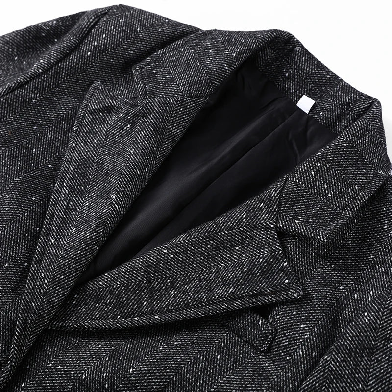 Fashion Women's Tassel Solid Blazer Jacket Lapel Full Sleeve Casual Coat 2026 Spring Autumn Lady Elegant Street Lady Outwear New