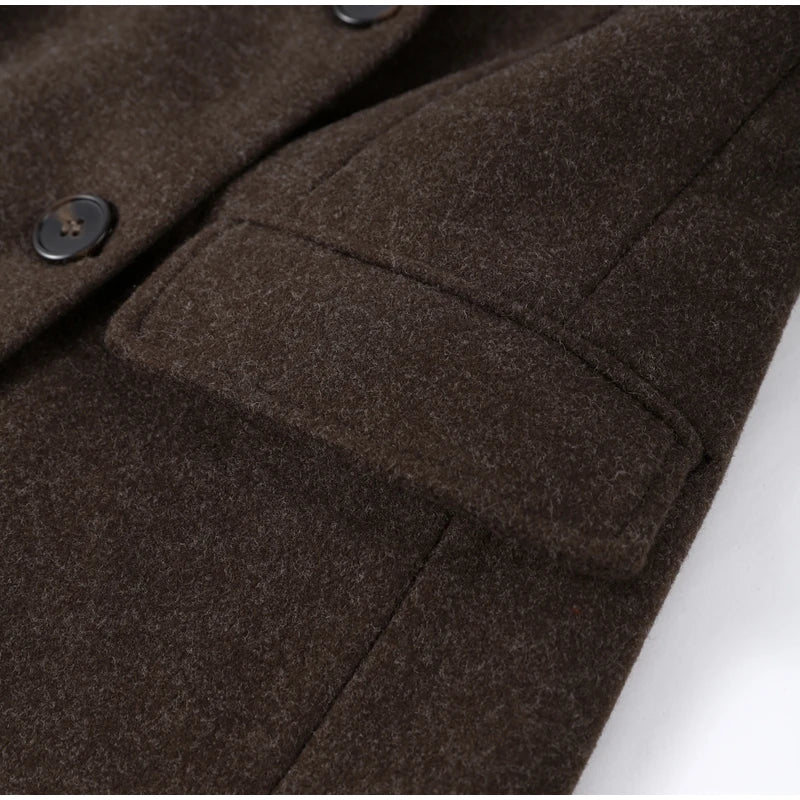 Fashion Women's Tassel Solid Blazer Jacket Lapel Full Sleeve Casual Coat 2026 Spring Autumn Lady Elegant Street Lady Outwear New